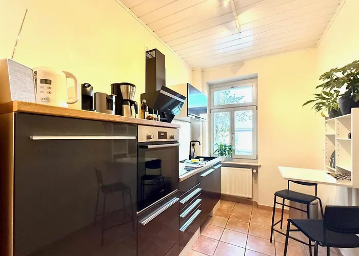 Feinzeit Cozy Rosy - 1-2 Schlafzimmer, 4-6 Gaeste, Parkplatz Bamberg